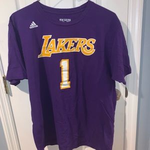 Mens XL D’Angelo Russell 1 Los Angeles Lakers